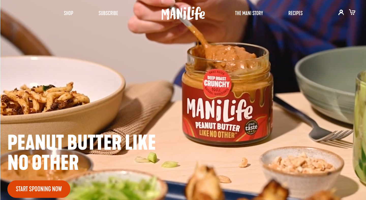 Mani-Life: Web design & content glow up to build the brand case study