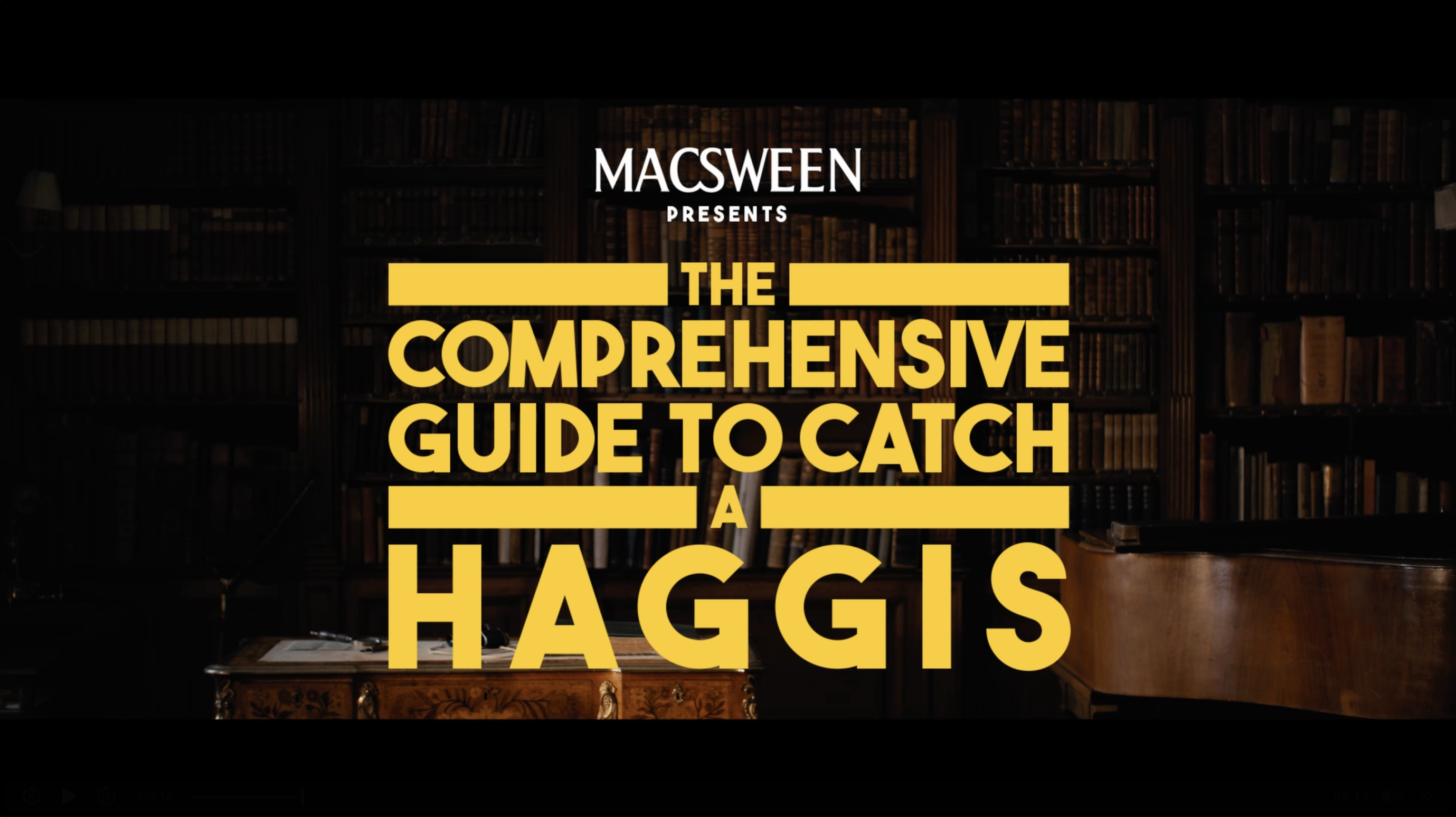 Macsween - The Comprehensive Guide To Catching A Haggis case study
