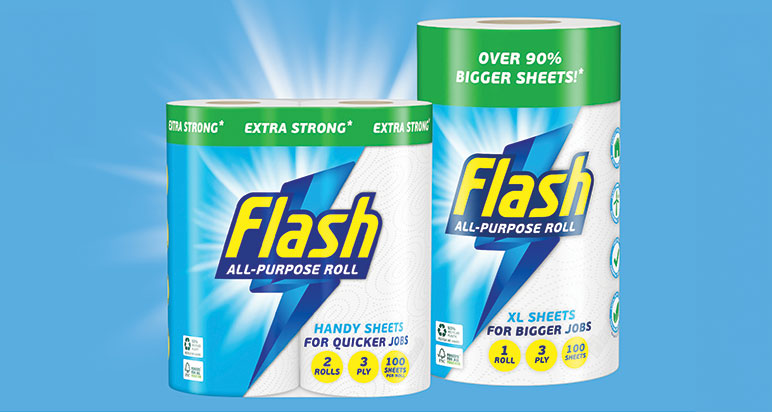 Smart OOH strategy powers the launch of Flash Kitchen Roll case study